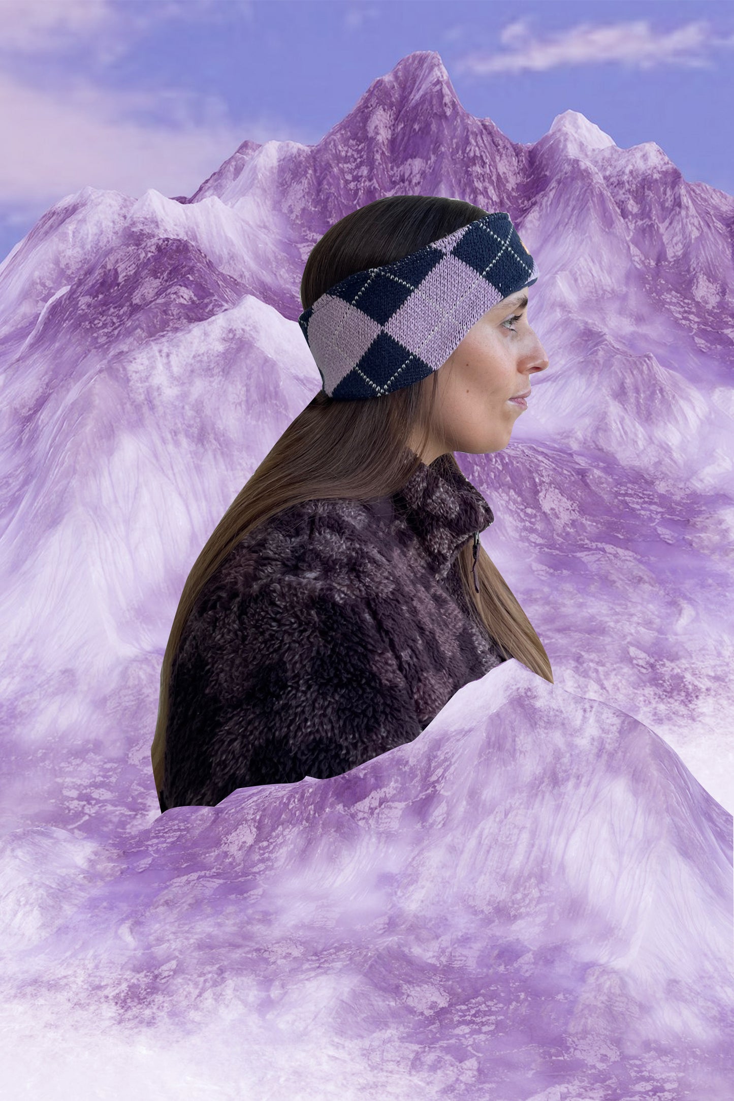 Two-Tone Check Mate - Ear Warmer